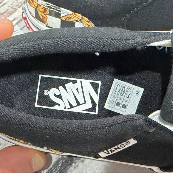 Vans Asher Butterfly Checkerboard Girls Slip On Shoes Sneakers - Picture 8 of 9